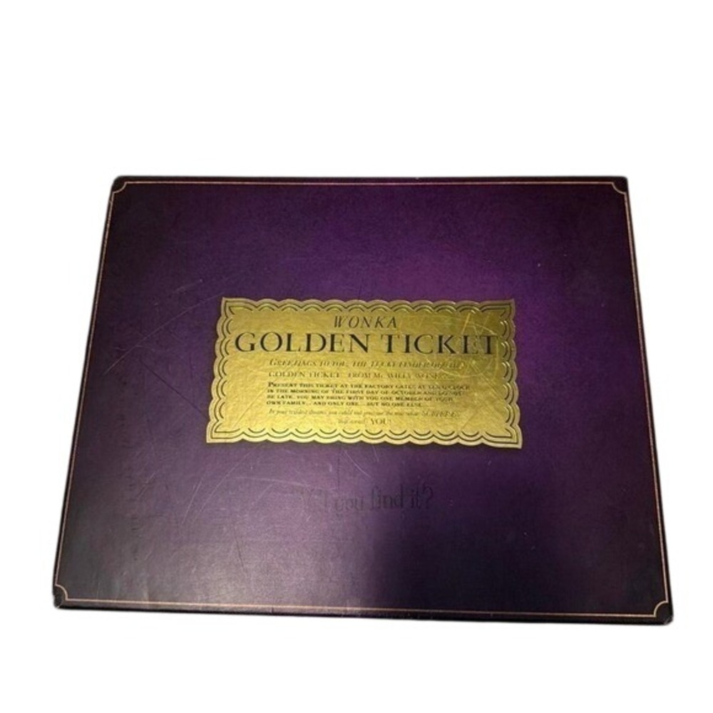 Buffalo Games Willy Wonka The Golden Ticket Board Game 50th Anniversary Edition